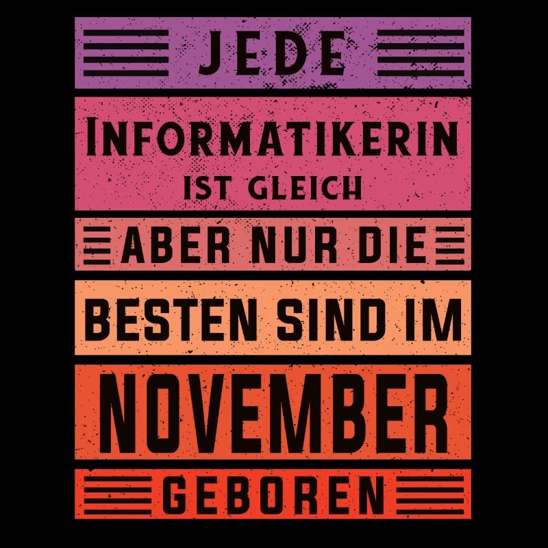 Programmierer Geburtstag November geboren