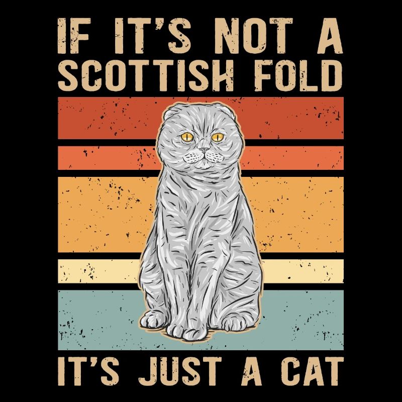 | écossaise pour chat à oreille pliante Cadeau Scottish Fold