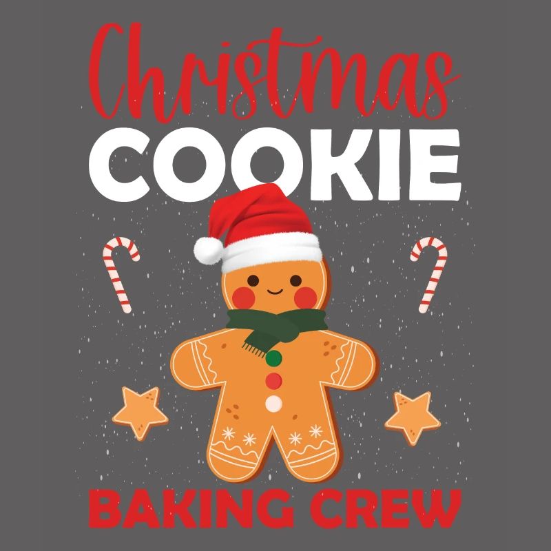 Équipe de cuisson de biscuits de Noël