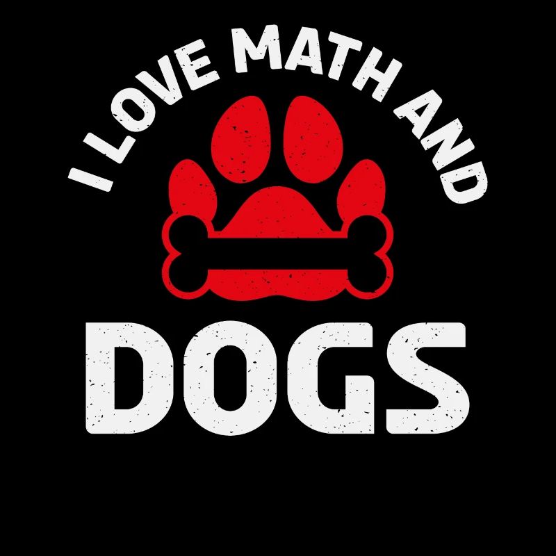 J’adore les maths et la chemise de chien