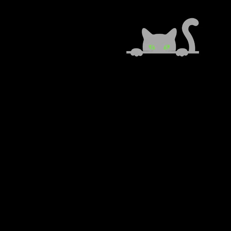 Drôle de chat regardant de sa poche