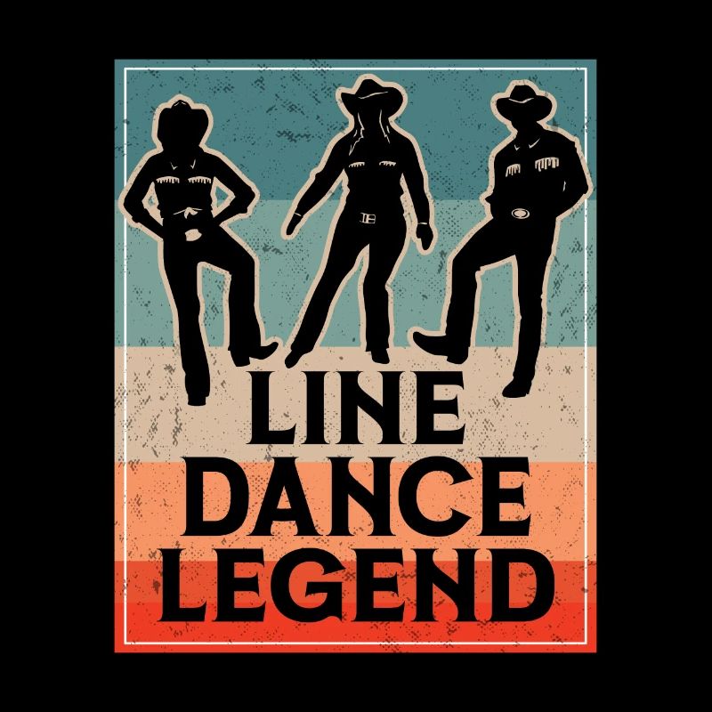 Line Dancing Cowboy Texas Line Dance Geschenk