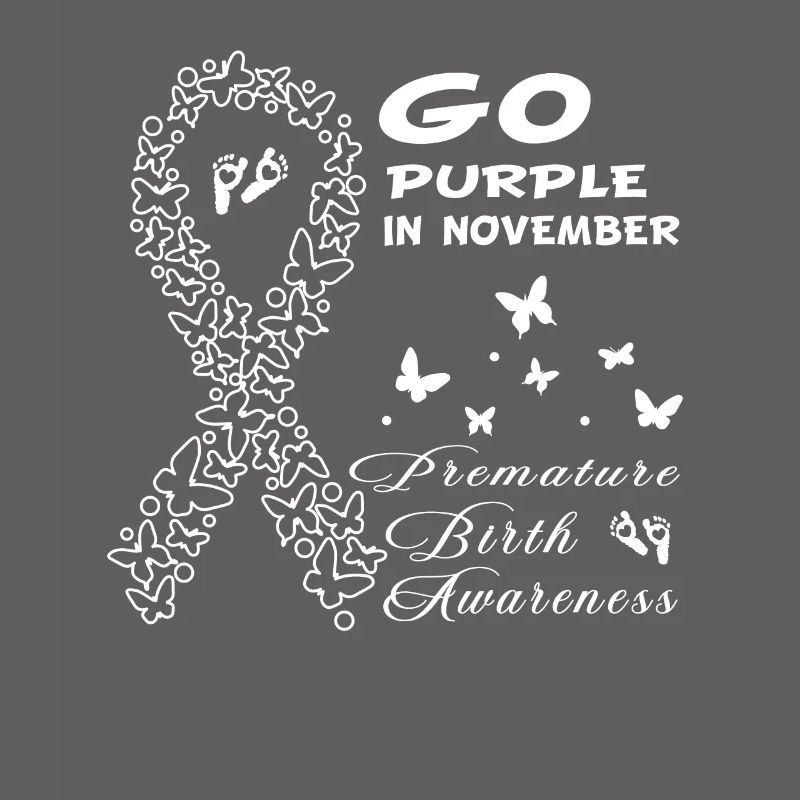 Arc violet conscient de la naissance prématurée