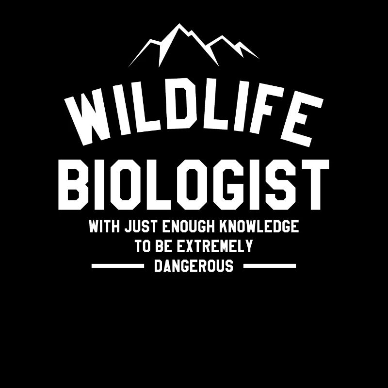 Biologiste de la faune avec juste assez de connaissances Biol