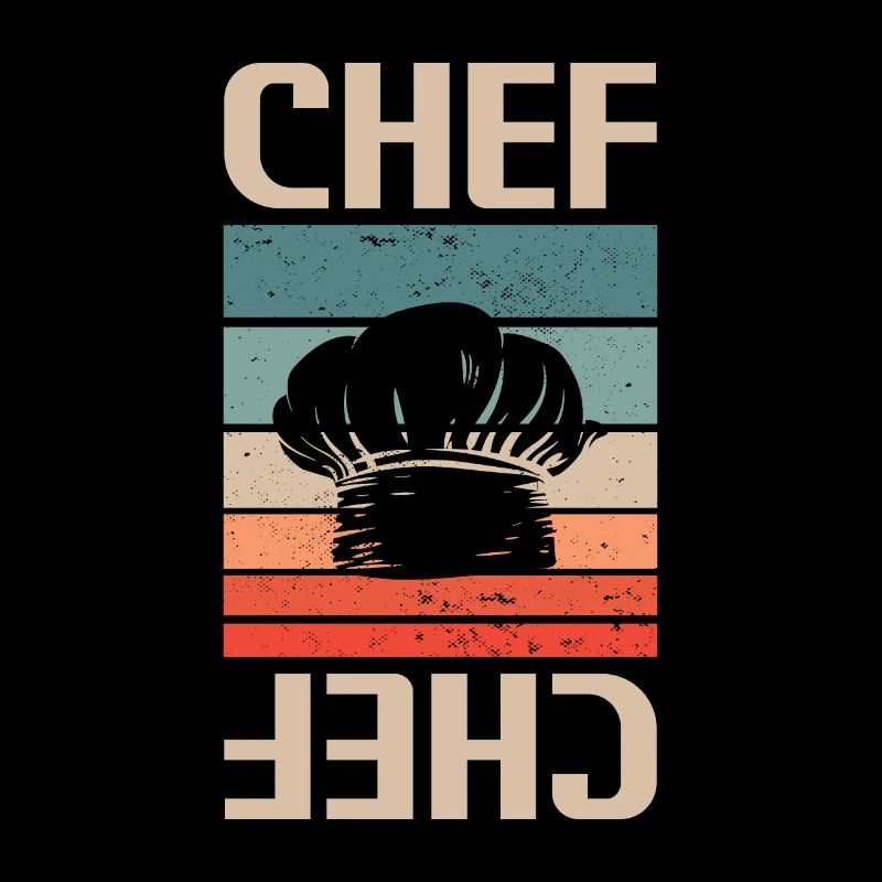 Retro Vintage Classic Chef Cook Cooking