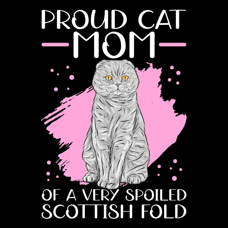 Scottish Fold-eared Cat Mom Cat Mama Gift