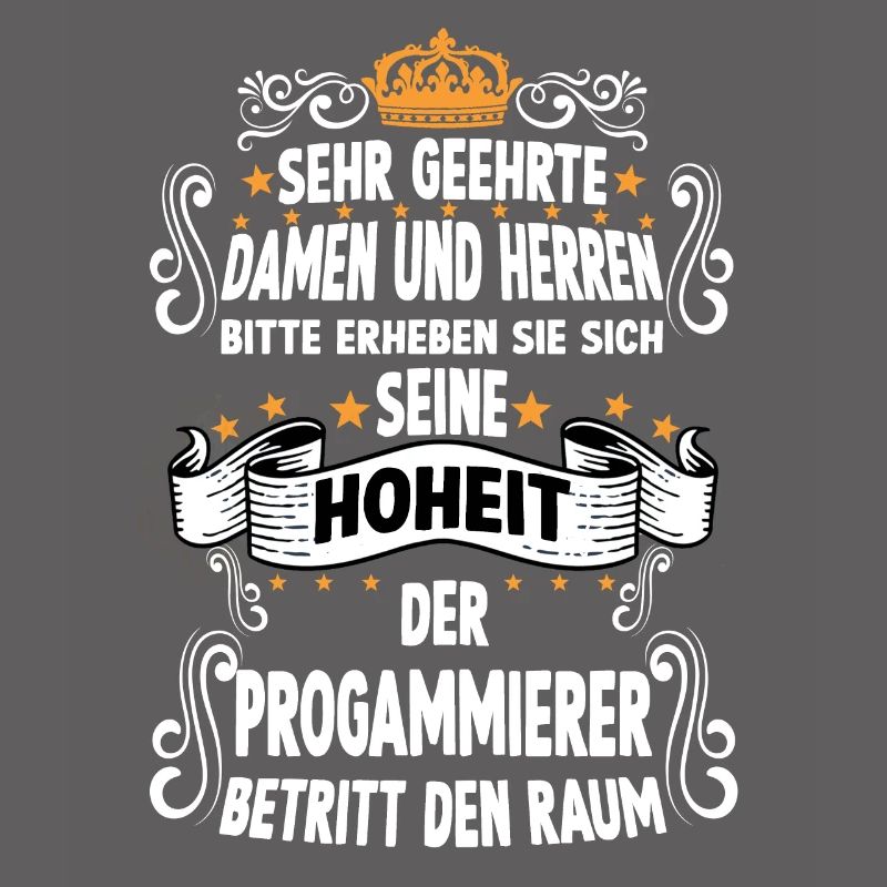 Programmierer T Witzig Spruch Motiv Programmierer