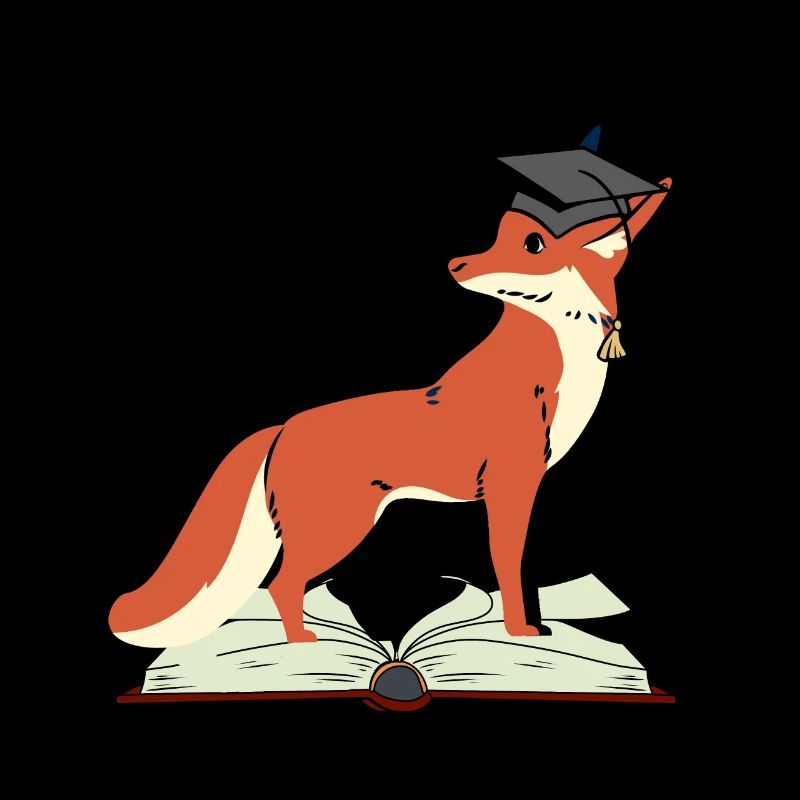 Fox Abitur learn smart wise wisdom wise