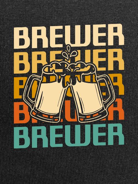 Retro Brewer Beer Brewing