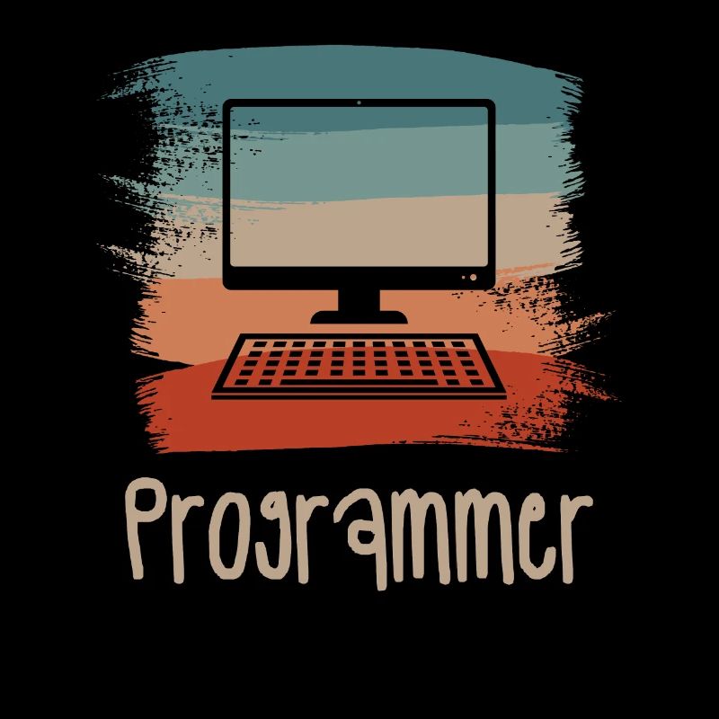 Rétro Vintage Programmeur Programmation Informatique