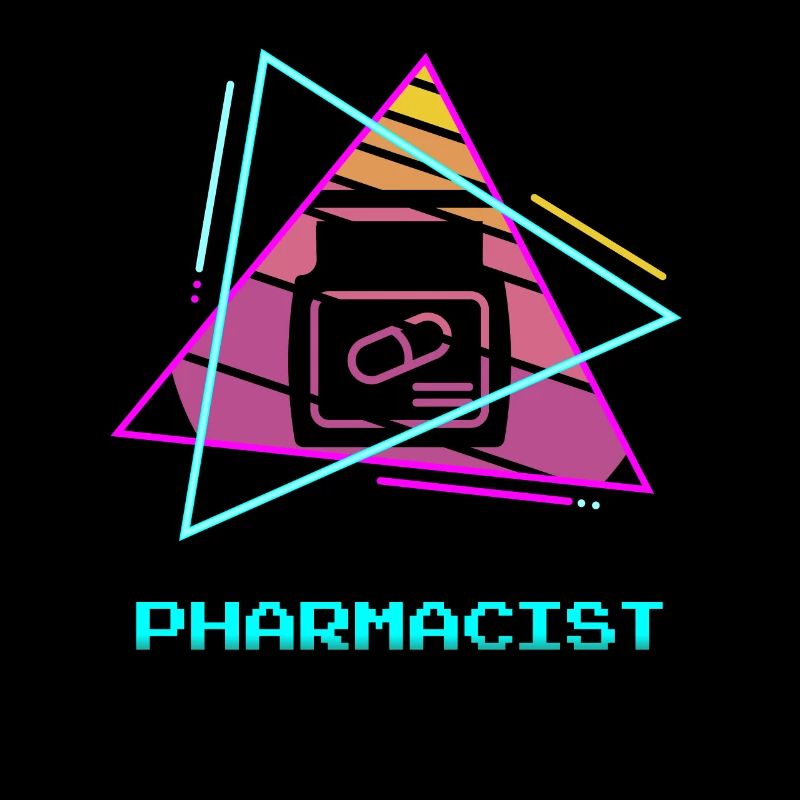 Retro Pharmacist Pharmaceutical Pharmacy