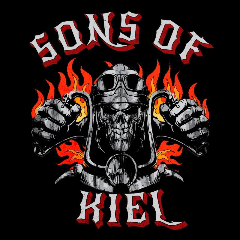 Kiel Biker Geschenk fils de Kiel