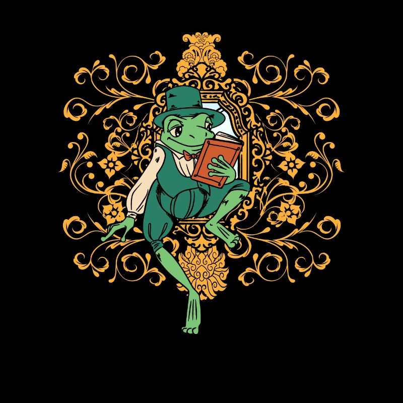 Classy Royalty Prince Toad Frog Amphibian