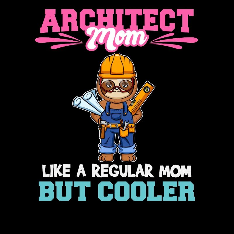 Architecte Maman comme une maman régulière mais plus cool