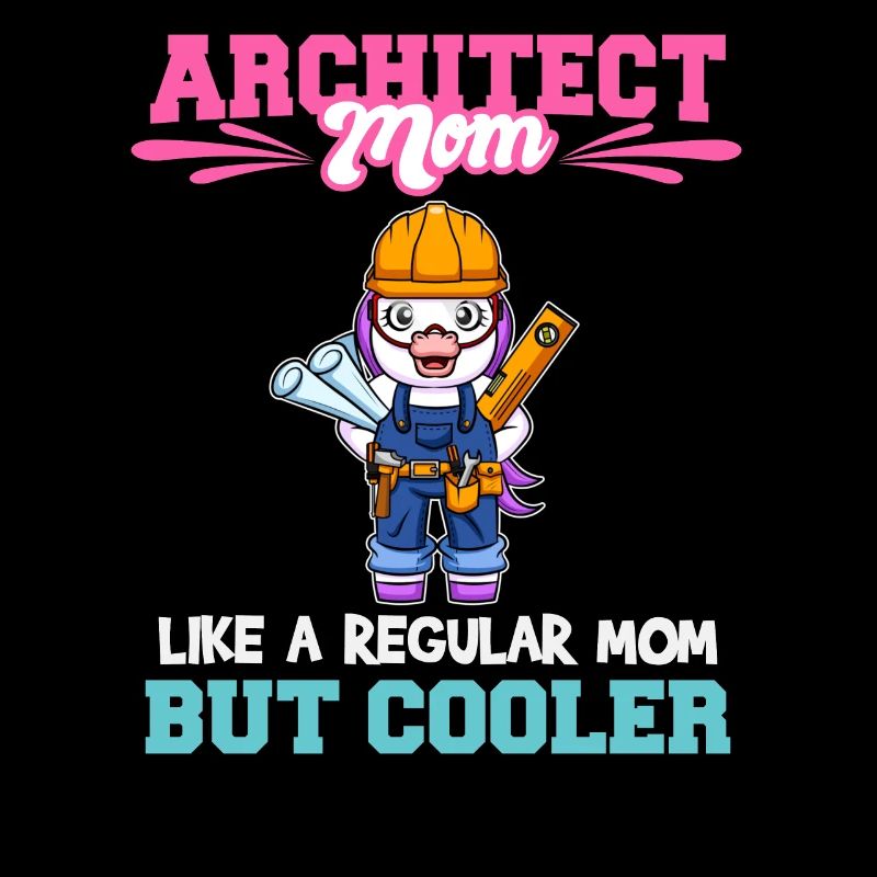 Architecte Maman comme une maman régulière mais plus cool