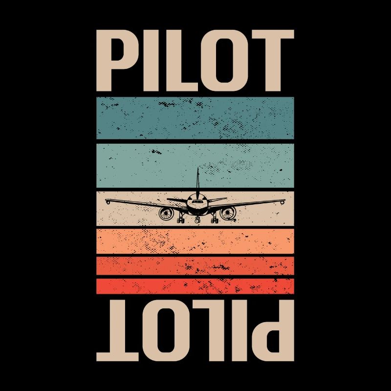 Retro Vintage Classic Pilot Aviation