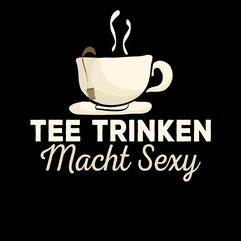 Lustiges gemütlich Bio Tee Trinker Spruch design