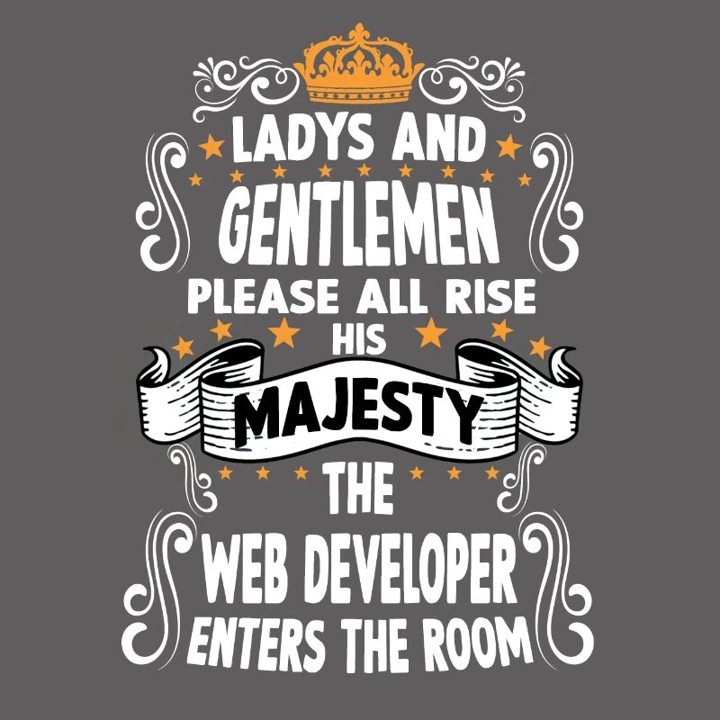 web developer T witziges Spruch Motiv Webdeveloper