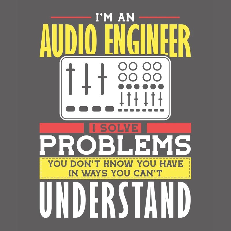 Audio Engineer Solve Problem Tontechniker