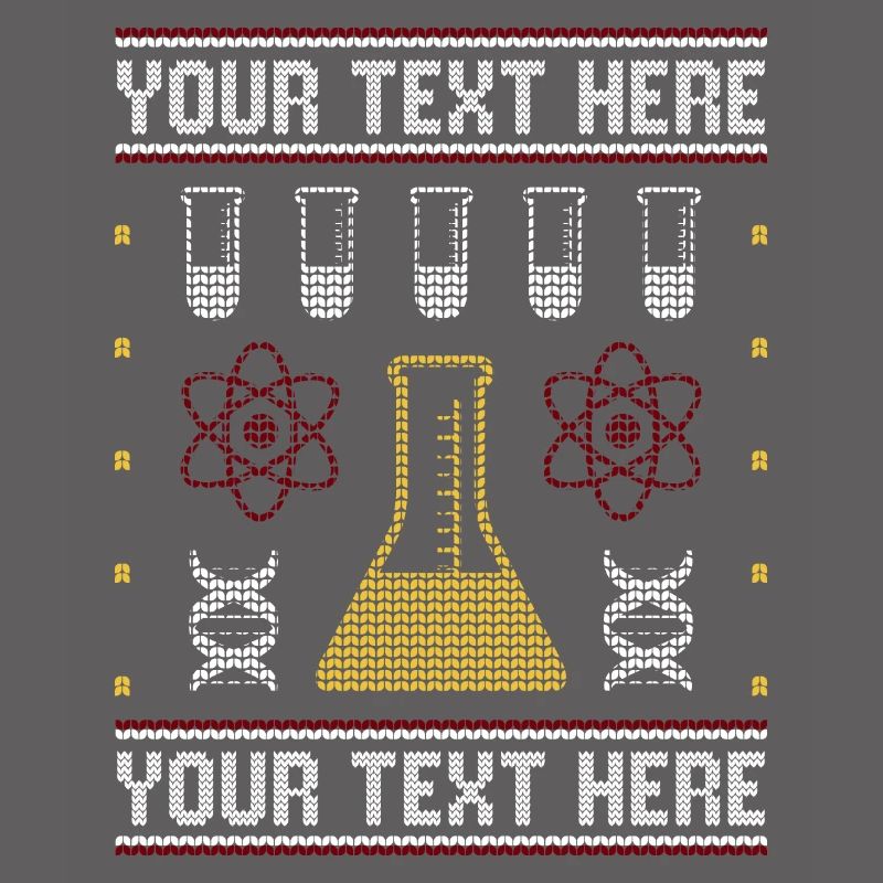 Custom Science Custom Pull de Noël moche