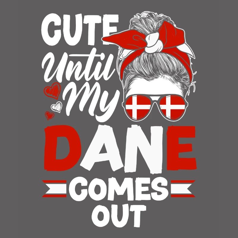 Danemark drapeau danois mignon jusqu’à ce que mon danois sorte