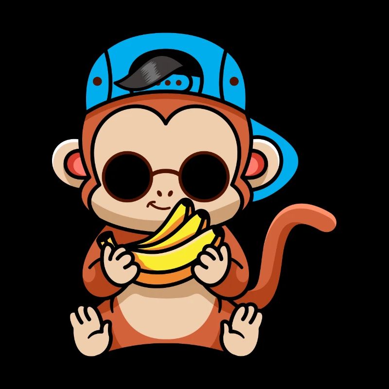 Just Freaking Love Monkeys And Bananas