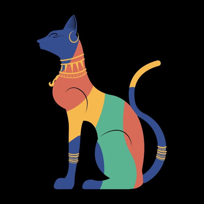 Bastet Chat égyptien Egypte Pyramide