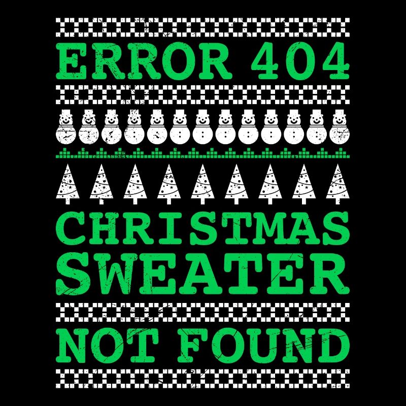 Error Christmas Sweater not found Ugly Christmas