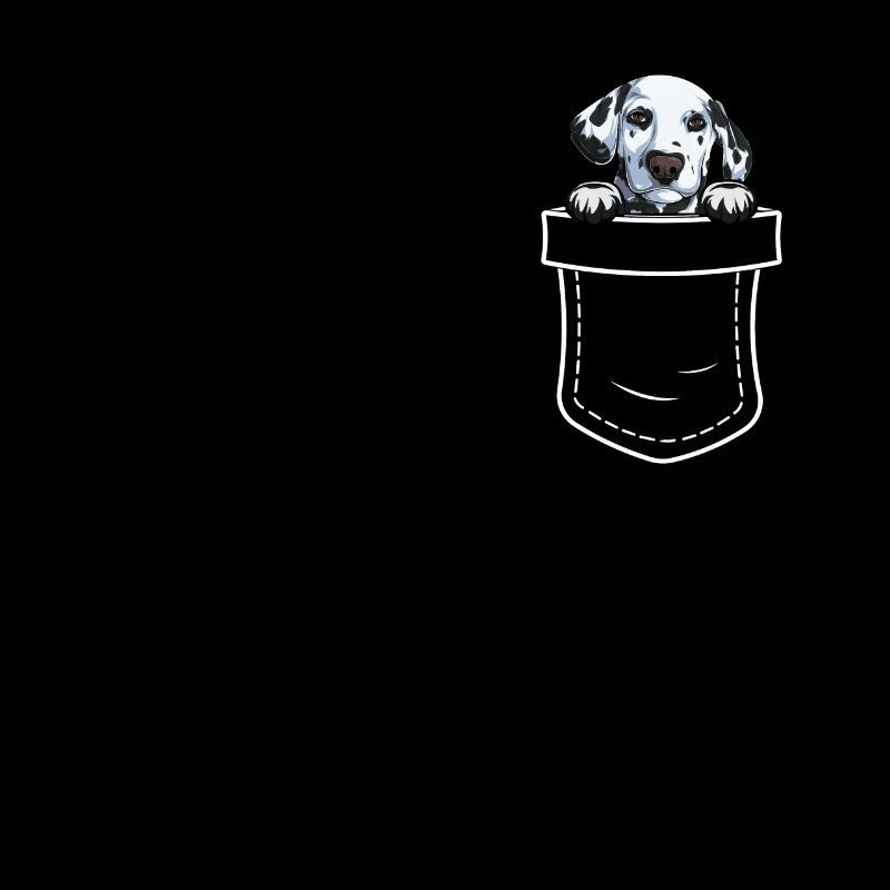Propriétaire de chien de chien dalmate