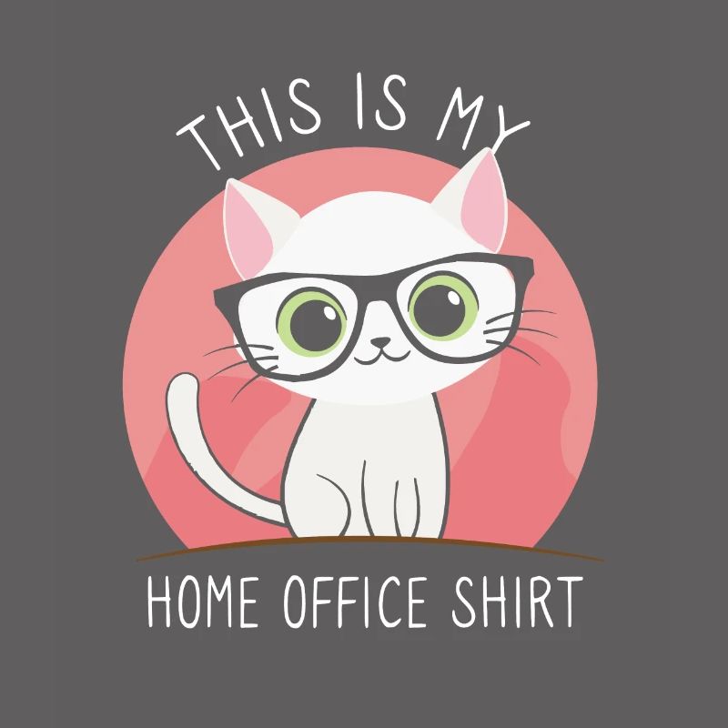 Ceci est mon chat de bureau à domicile