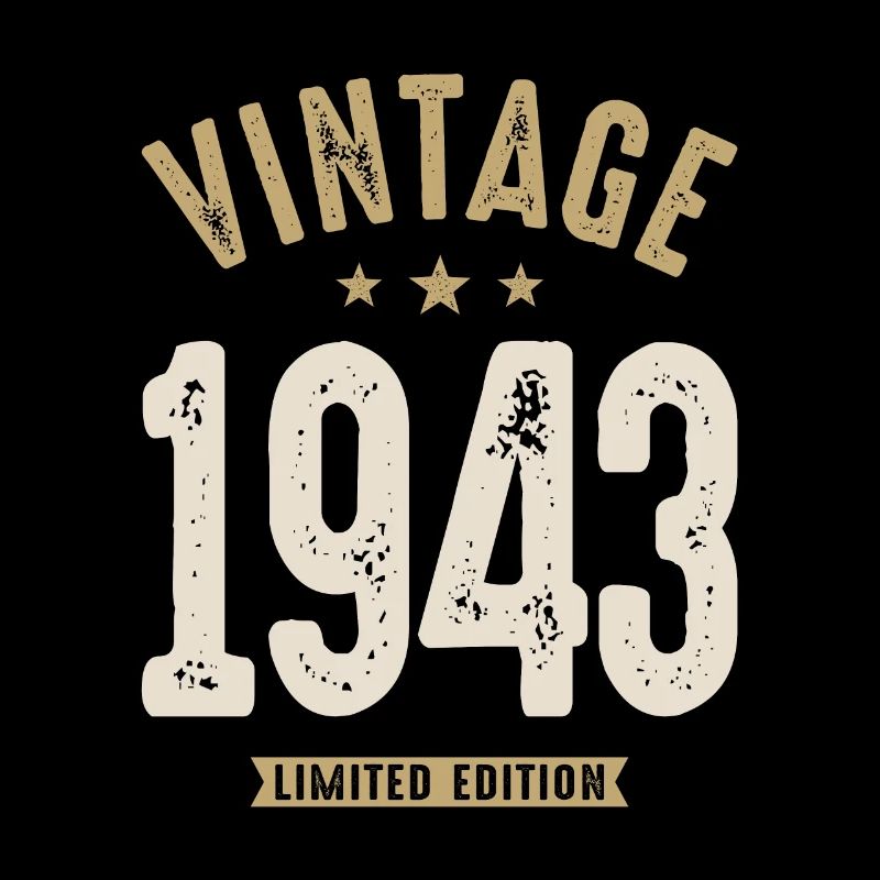 Millésime 1943 - 79ème anniversaire Rétro Classique