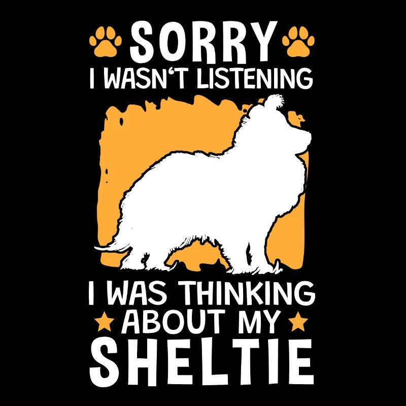 J’ai pensé à mon chien de berger Shetland