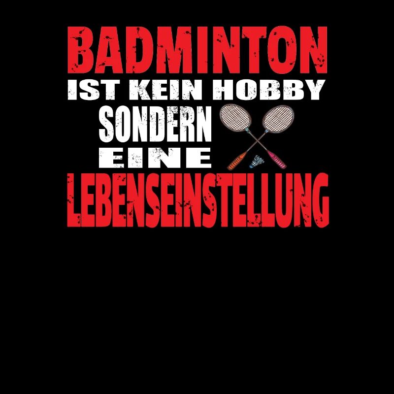 Badminton Geschenkidee Sport Design