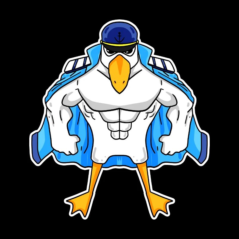 Muscular Seagull Seagull Gift