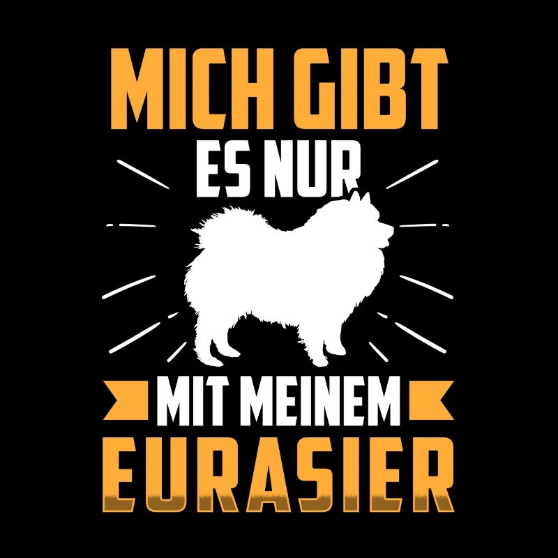 Nur mit meinem Eurasier Eurasian Dog