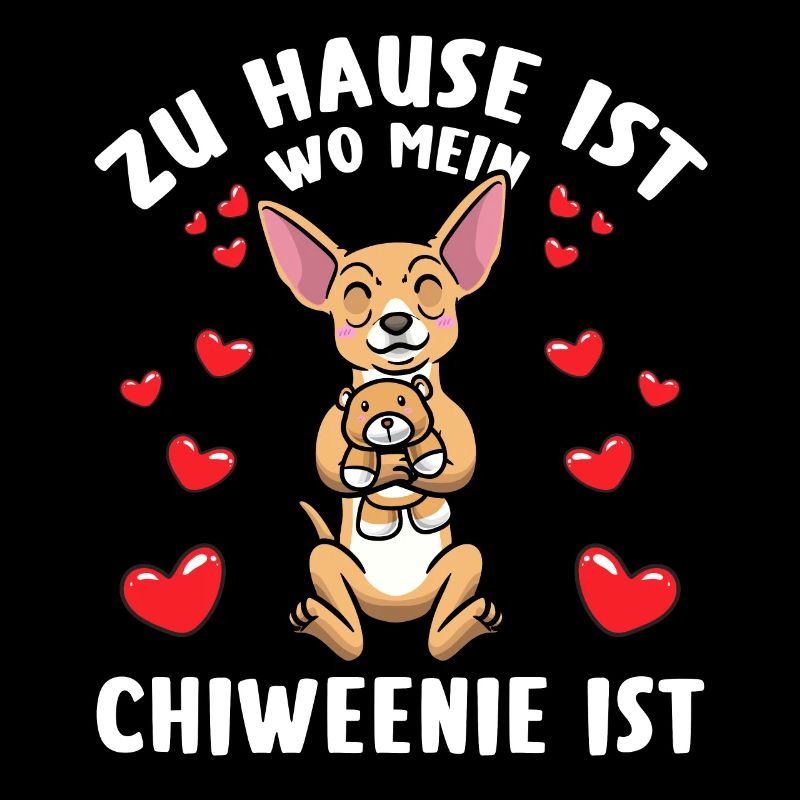 Chiweenie Hund Mit Kuscheltier