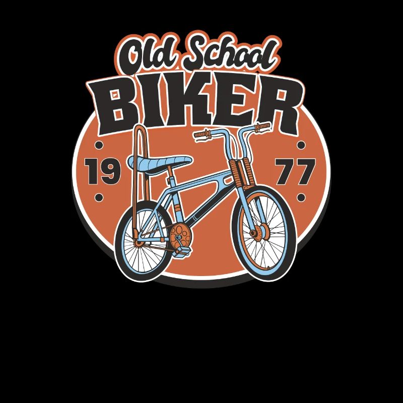 Old School Biker 1977. 46e anniversaire