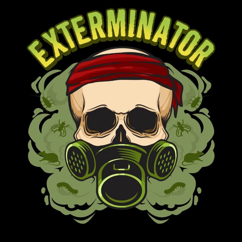 Kammerjäger-Gasmaske - Schädlingsbekämpfung