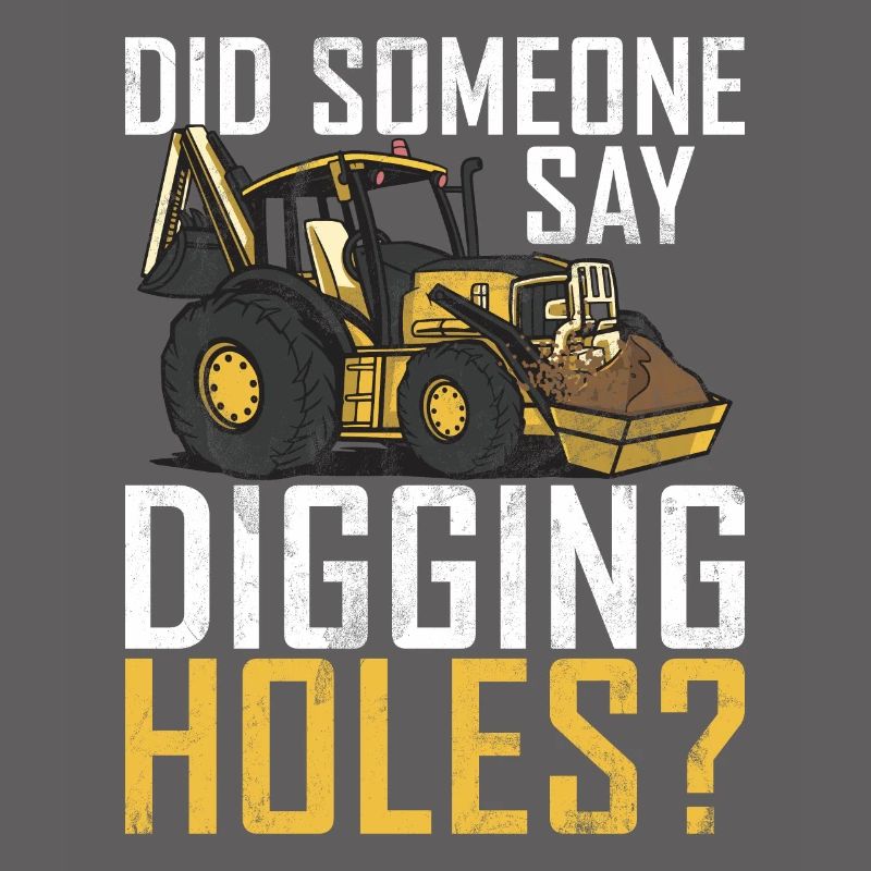 Funny construction workers & construction site excavator drivers