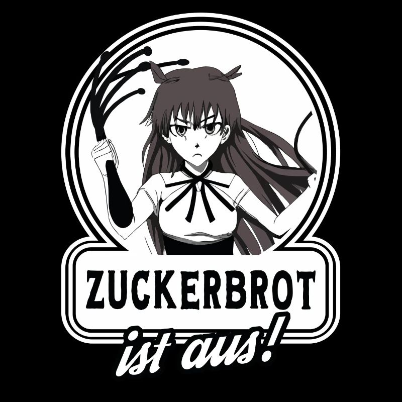 Anime Manga Mädchen mit Pferde-Peitsche,