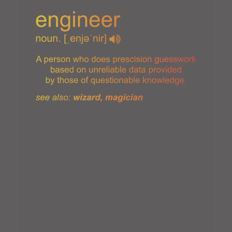Engineer Definition Cool Engineering Mechanical
