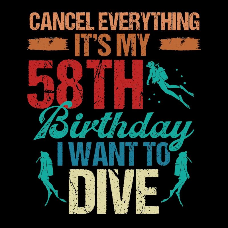 58 Year Old Scuba Diver Birthday Idea Snorkeling
