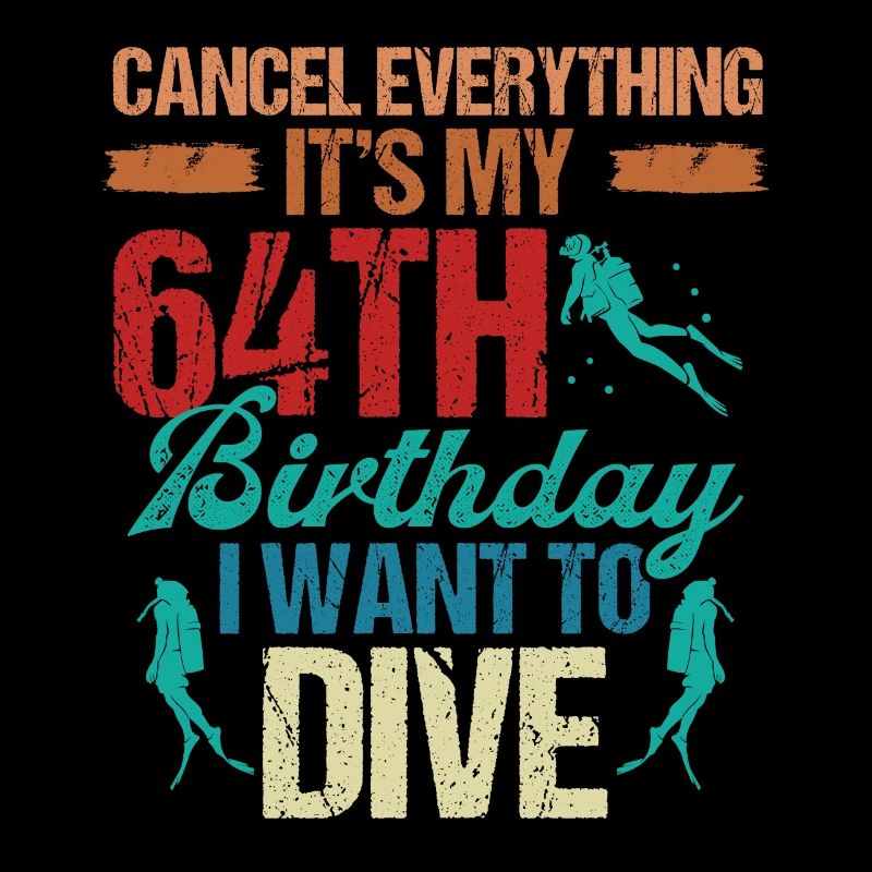 64 Year Old Scuba Diver Birthday Idea Snorkeling
