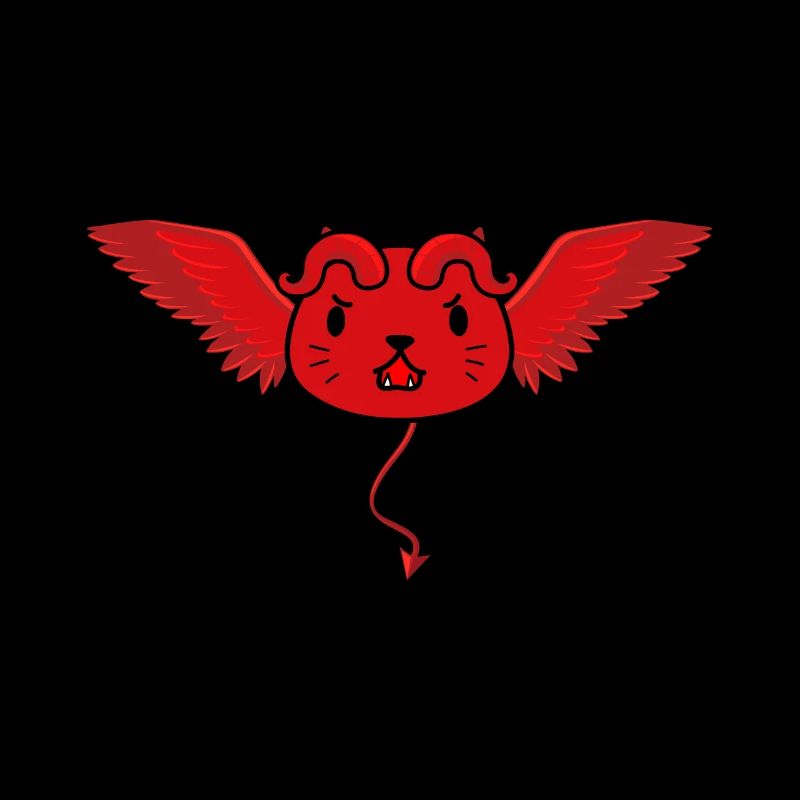 Cute devil cat