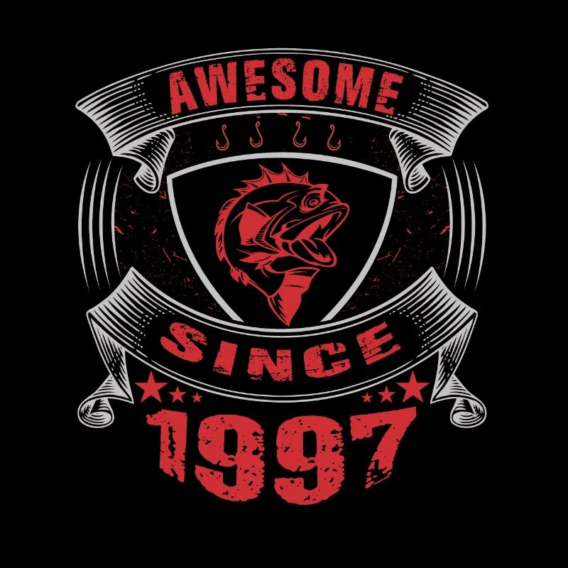Awesome since 1997. Angel, Angler Geburtstag