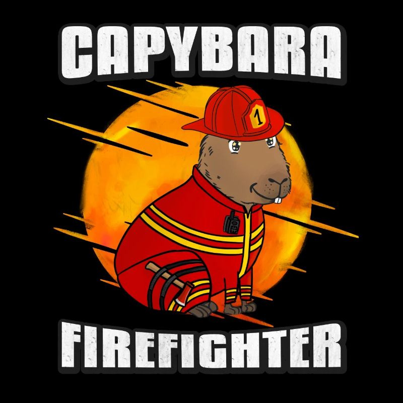 Feuerwehrmann Capybara