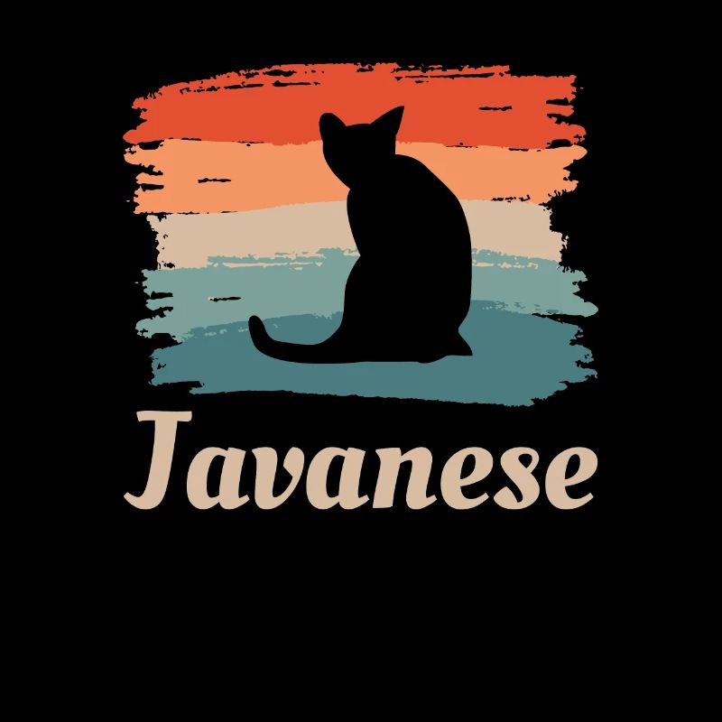 Vintage Retro Javanese Cat Lover