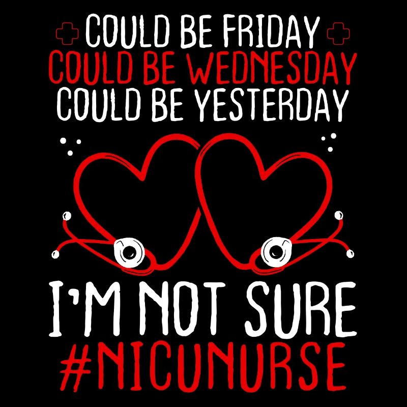 Nicu Nurse Night Shift Worker Stethoscope