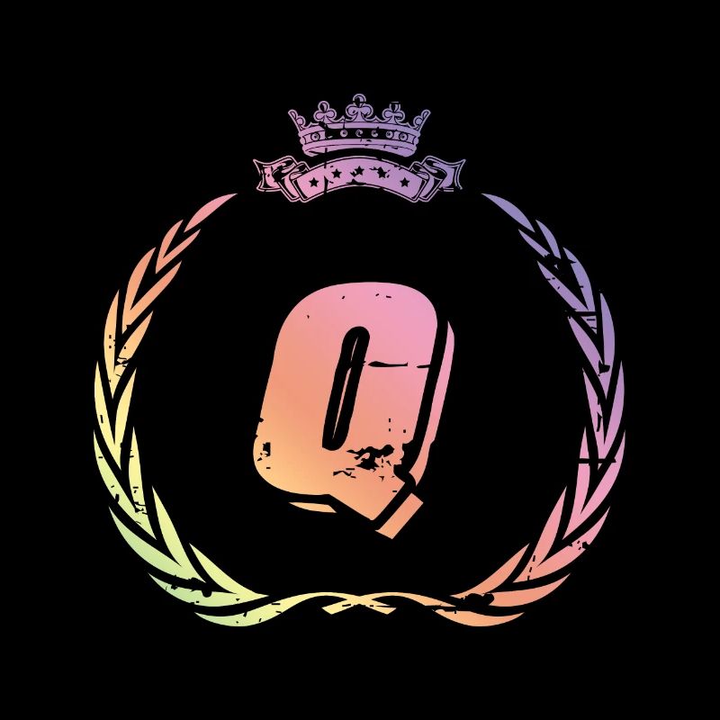 Q Buchstabe Kranz