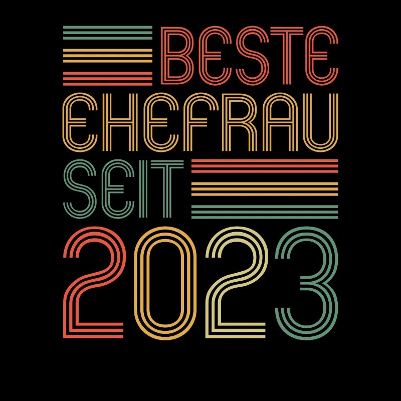 beste Ehefrau seit 2023 1.Hochzeitstag